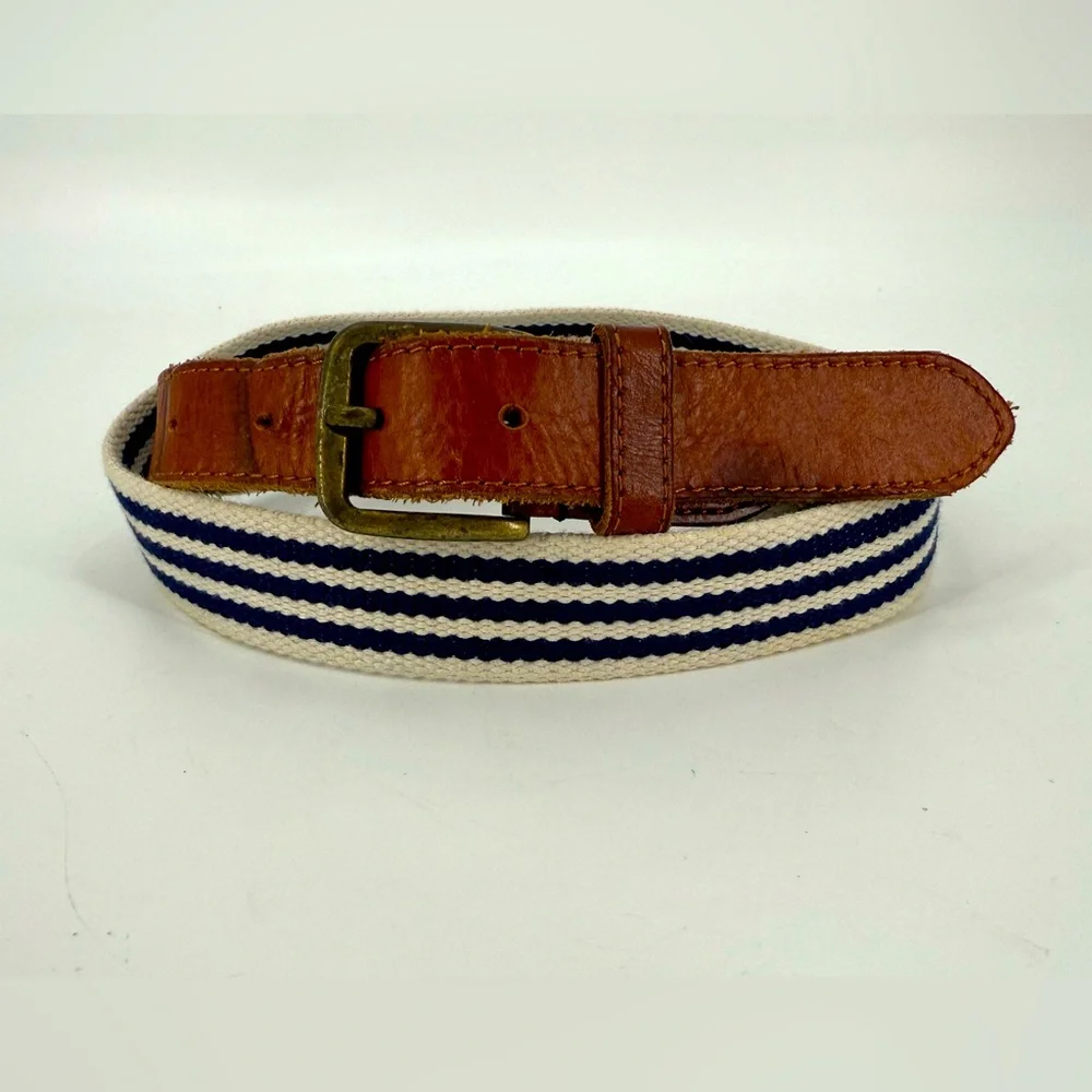 Vintage H&M Canvas & Leather Belt‎ L/XL